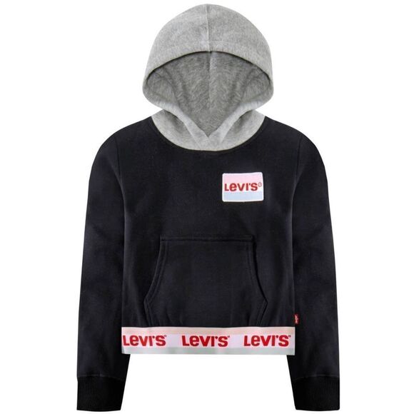 Levi’s Logo Waistband Pullover Hoodie Girls Size XL 13-15 Years - Picture 1 of 9